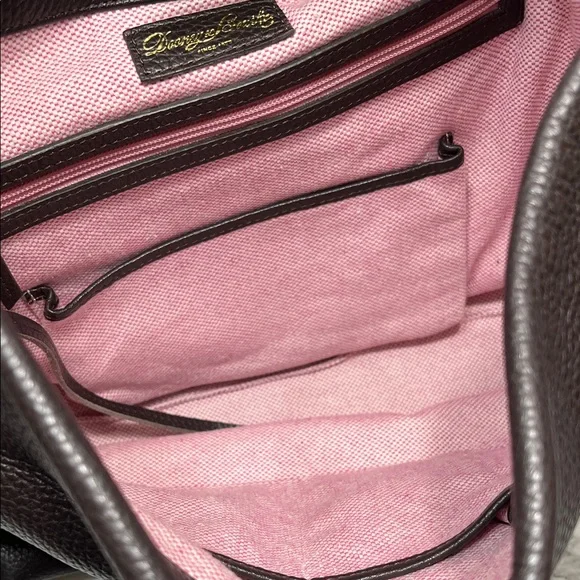 Dooney & Bourke Belvedere Logo Lock shoulder bag in black pebbled leather. W/COA - Picture 12 of 14